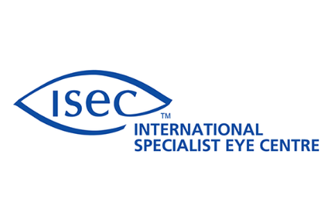 ISEC (International Specialist Eye Centre) logo